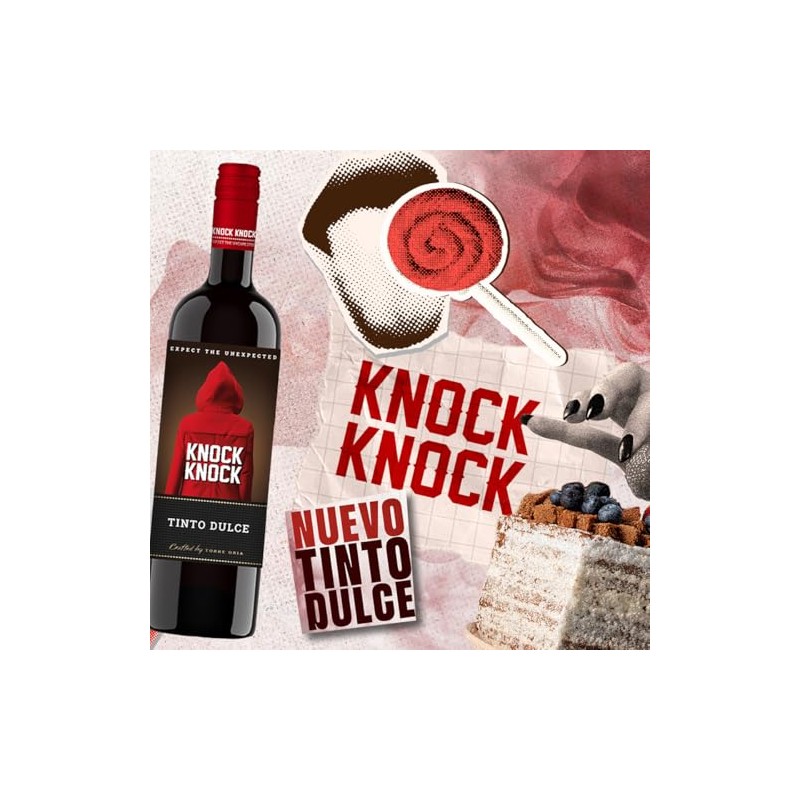 Knock Knock Tinto Dulce Tempranillo Syrah 750 ml
