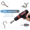 Teocpai 5PCS Deep Power Wing Nut Driver Set 10/12/14/16/18mm, 1/4''