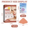 72Pcs Nasenschutz Sonne Nasenschutz Gegen Sonne Sonnenschutz Nase Sonnenpflaster Sonnen