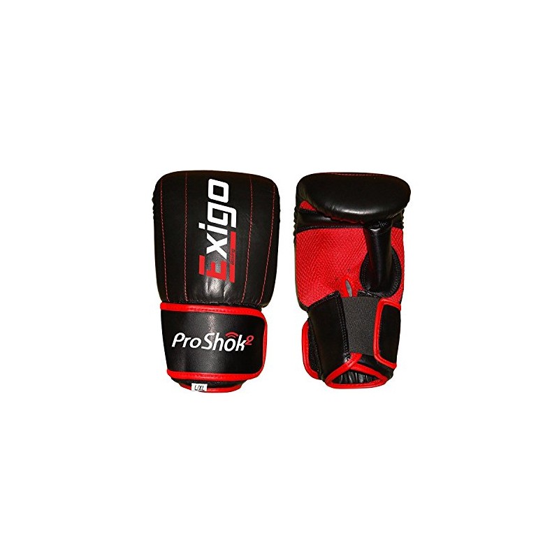 Exigo Boxing Club Leather Bag Mitts, Size- L/XL