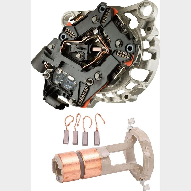 Alternator Rebuild Kit,Alternators Brushes Set - Anti-friction Alternator Bearing Repair
