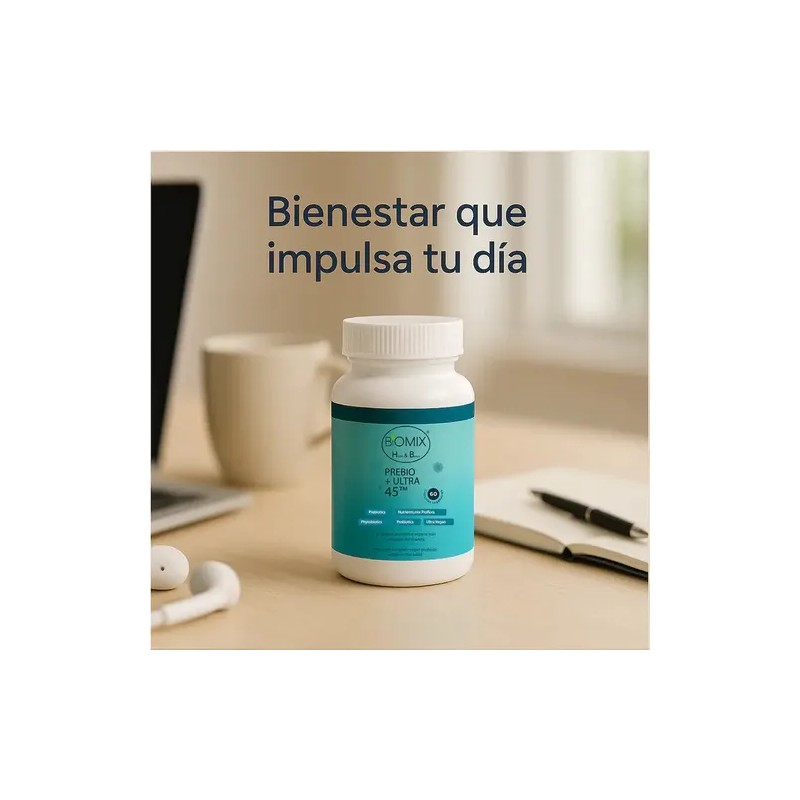 Probióticos y Prebióticos Con Cúrcuma, Zinc y Vitamina D3 para