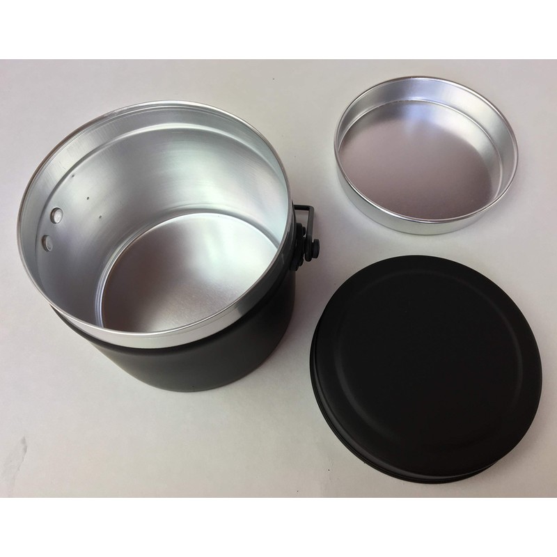 Maekawa Metal Barbecue Supplies, Black, Width 7.1 x Depth 6.1