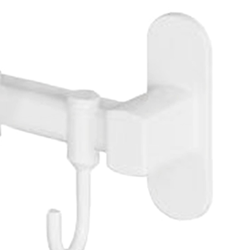 Wall Mount Utensil Rail Rack Easy Sliding Space Aluminum Kitchen