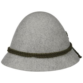 Classic Schinderhannes Hat hunting hat felt hat (58 cm - grey)