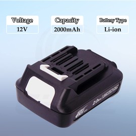 CYDZ® BL1021B BL1041B Battery with Charger DC10WD Compatible with Makita Light Hammers HR140D HR140DZ HR140DSMJ HR166D HR166DZ BL1015 BL1016 2000mAh 10.8V and 12V are Compatible