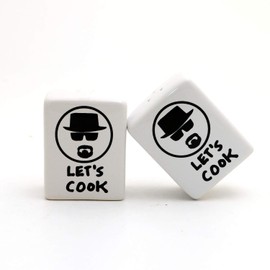 Let's Cook Breaking Bad Parody Salt and Pepper Shaker Set