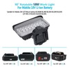 144W 7200LM LED Work Light Spotlight Floodlight Emergency Portable Flashlight