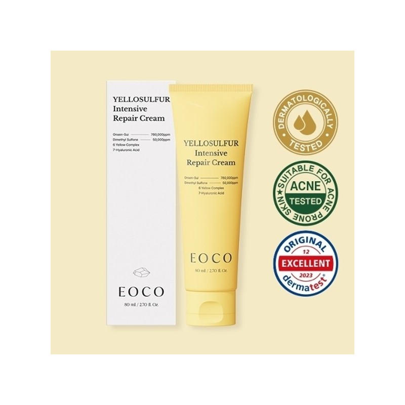 Ioco Yellow Sulfur Intensive Repair Cream 80ml / 이오코 옐로설퍼
