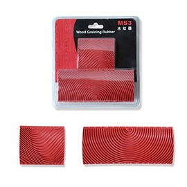 Wood Graining Painting Tool, Rubber Empaistic Wood Grain Tool Household Wall Art Paint 3"/6"