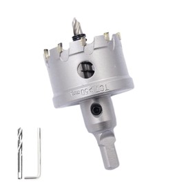 Hole Saw T.C.T Carbide Heavy Duty LAIWEI Industrial Grade Stainless Steel Hole Cutter¡­ (1-15/16"50mm)