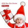 JUANANIUG Baby Santa Hat,Baby Christmas Hat,Classic Thicker Fur Red Newborn
