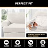 PrinceDeco T Cushion Loveseat Slipcover 3 Pieces Sofa Covers for
