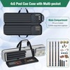 Pool Cue Case 4x5, Pool Stick Case for 4 Butts