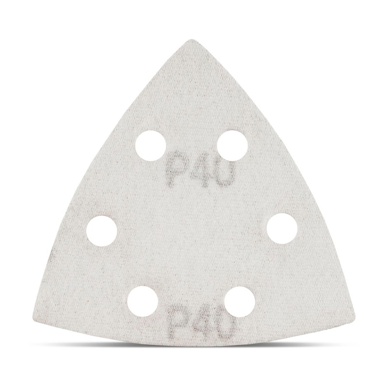 Pack of 50 Delta Sanding Paper 93x93x93 mm Grain 40