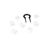 HyperX Pudding Keycaps Teclas ABS de Color Blanco Set Completo