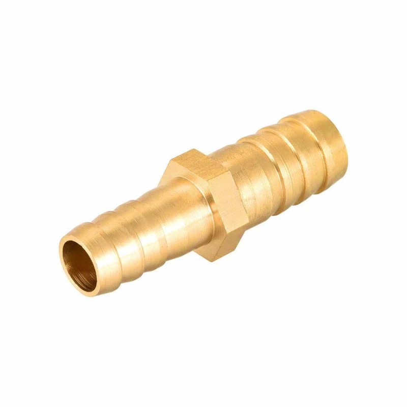 sashow 3/8"x5/16" ID Brass Barbed Reducer Fitting Splicer Mender Union