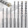 Brateuanoii SDS Plus Drill Set, 7-Piece Masonry Drill, Concrete Drill