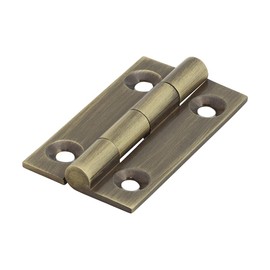 Timco - Solid Drawn Hinge - Solid Brass - Antique Brass (Size 38 x 22-2 Pieces)
