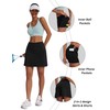 Ekouaer Women Skort for Golf Tennis Gym Running Workout Exercise