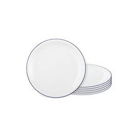 Seltmann Weiden Compact Blue Edge Breakfast Plate Set of 6