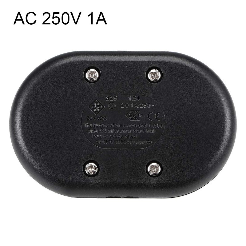 uxcell Inline Foot Pedal Push Lamp Switch, 2 Buttons Lighting