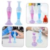 Beavorty 2Pcs Transparent Vase Shape Diamond Art Tool with Rhinestones