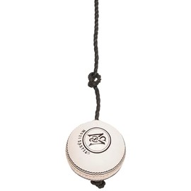 String Cricket Balls – Develop Hand-Eye Coordination Leather Hanging Ball for Practice (White)