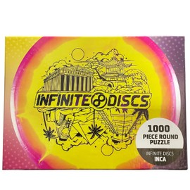 Round Disc Golf 1000 Piece Jigsaw Puzzle by Infinite Discs | Culture Stamp