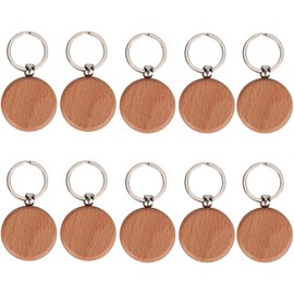 10 Uds Llavero De Madera En , Etiquetas Para Llaves, Llaveros Personalizados, Llaveros En , Bolsa De Ropa Diy, Decoración (16 * 7 * 4cm-4cm)