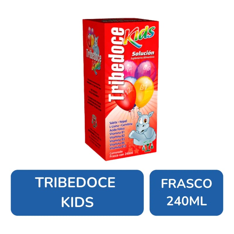 Tribedoce Tribekids Complejo B Suplemento Alimenticio Solución 240 ml