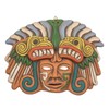 NOVICA Handmade Multicolor Ceramic Mask 'Quetzalcoatl in Teotihuacan'