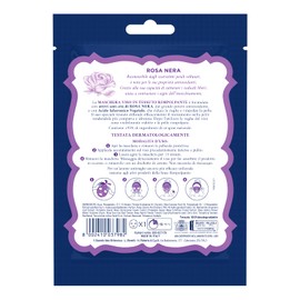 Acqua Alle Rose, Maschera Viso in Tessuto Antirughe Intensiva Senza Età - Ingredienti Naturali, con Acido Ialuronico Vegetale - Riduce le Rughe e Rimpolpa la Pelle - 1 Maschera Viso, 2 ml