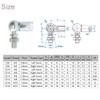 HiPicco Ball Head Joint Rod End Bearing/Ball Socket Universal Joints,