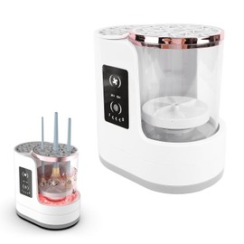 Limpiador de Brochas de Maquillaje Eléctrico, Máquina de Limpieza de Brochas de Maquillaje Desmontable USB de 850 RPM, Máquina Secadora Limpiadora de Brochas de Maquillaje
