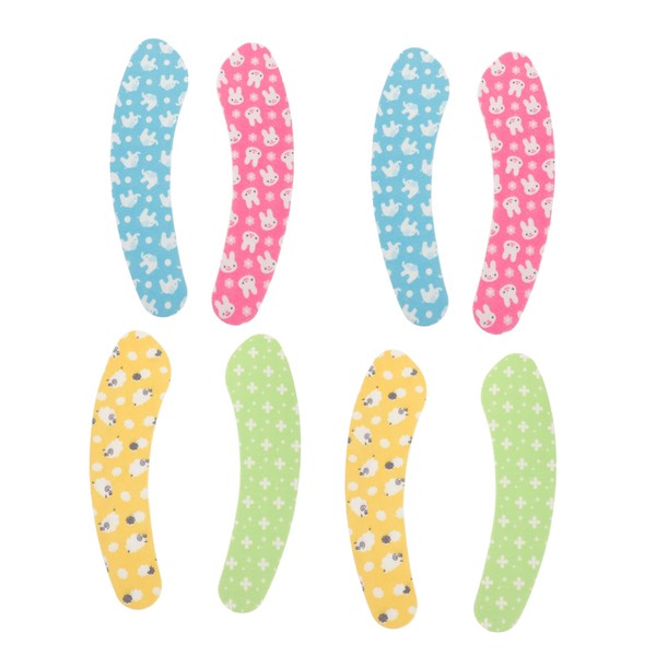 Zerodeko 4 Pairs Washable Toilet Seat Cover Pads of Stylish