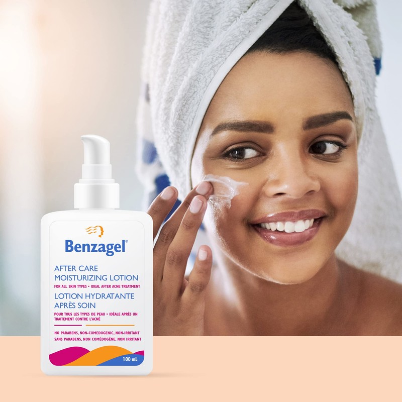 Benzagel After Care Moisturizing Lotion For All Skin Types, 100