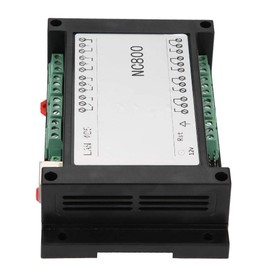 Ethernet RJ45-TCP/IP Relay Remote Control Board 8 Channel Relay Module Board 10A Relay Controller Network Relay Switch Controller Module for Smart Home Control 250V/AC with Housing (Black)