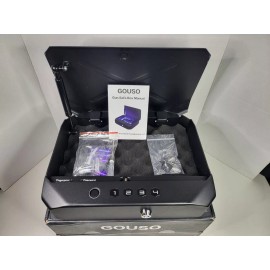 Gouso Gun Pistol Safe With Fingerprint Access Biometric Lock New