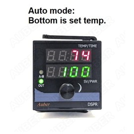 Digital Power Regulator with Knob, PID Temperature Controller with Timer (for SSRs), DSPR-5"