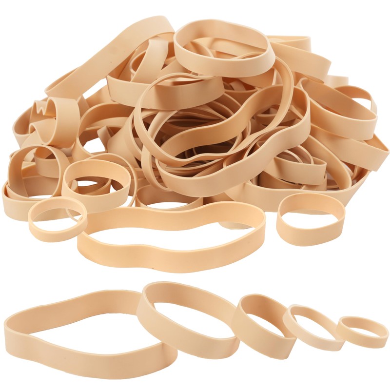 Rubber Bands Assorted Sizes 65Pcs Wide Big Thick Elastic Bands