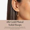 Rocksbox Demifine Solid Hoop Earrings - Gold Hoops for Women