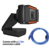 1080P 2MP Wide-Angle Webcam 30fps Auto Focusing Web Cam Noise-reduction