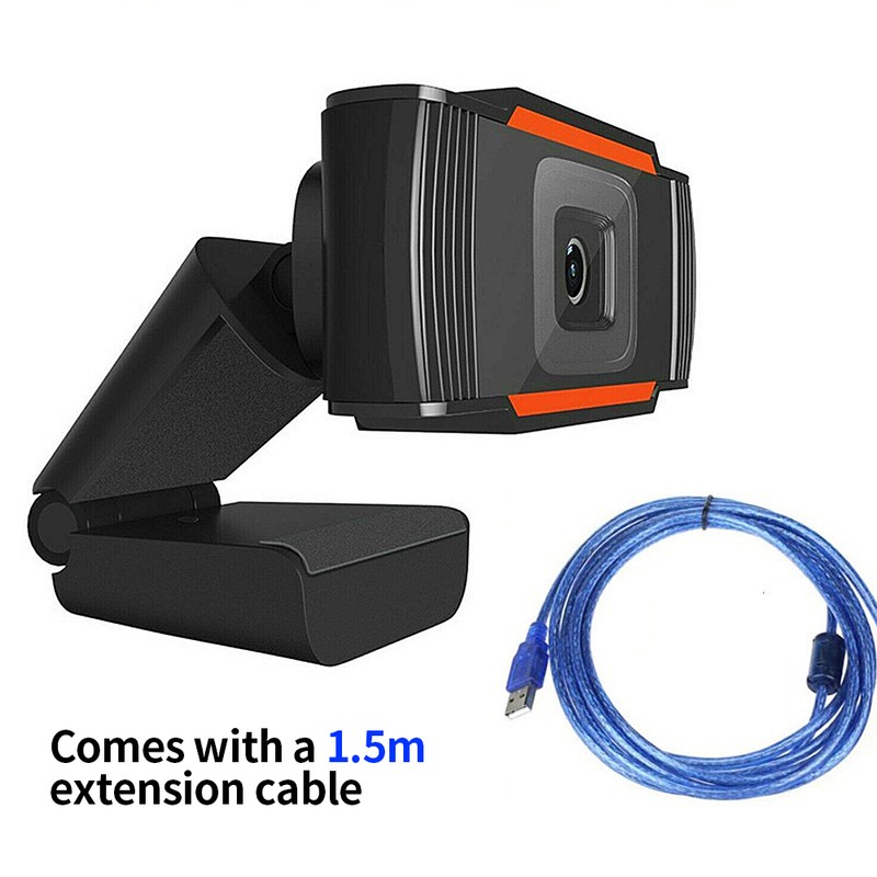 1080P 2MP Wide-Angle Webcam 30fps Auto Focusing Web Cam Noise-reduction