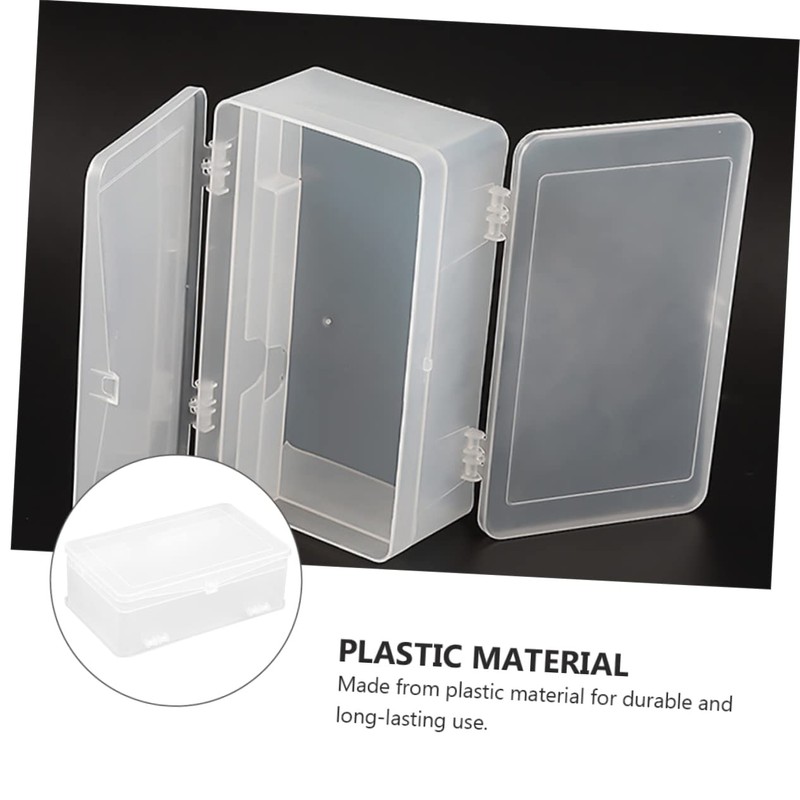 Ipetboom Double Layer Nail Tools Storage Box Organizer Dividers for