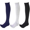 JUST FIT 5-Toe Baseball Color Socks, Stockings, Black, Navy, Red,