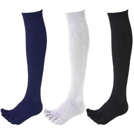 JUST FIT 5-Toe Baseball Color Socks, Stockings, Black, Navy, Red, White