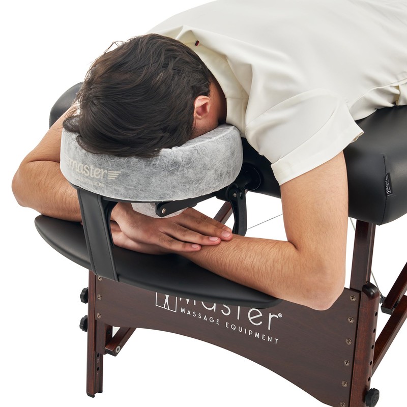 Master Massage Disposable Fitted Headrest Covers – 50Pcs White Pillow