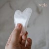 Avella Biotech Beauty Guasha Cuarzo Blanco Masaje Facial Antiedad Piedra