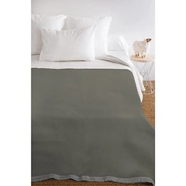 Luxurious Super Soft Blanket King Size | Cozy & Versatile Trendy Look, Fresh Appearance, Aesthetic Bedding Pretty Silver Gray Color Stylish Throw Thick Woven Technique, Machine Washable Comfy